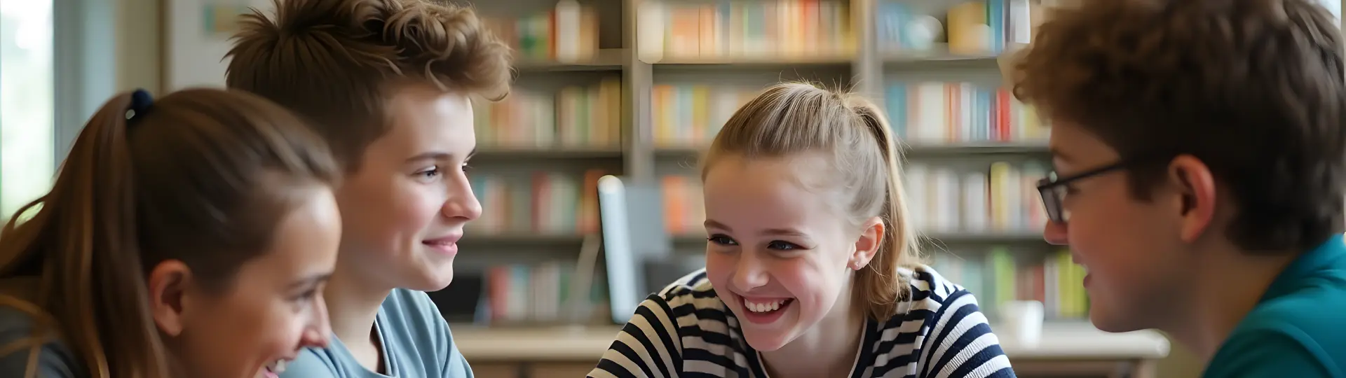 CARE2CARE - Teenagers at table